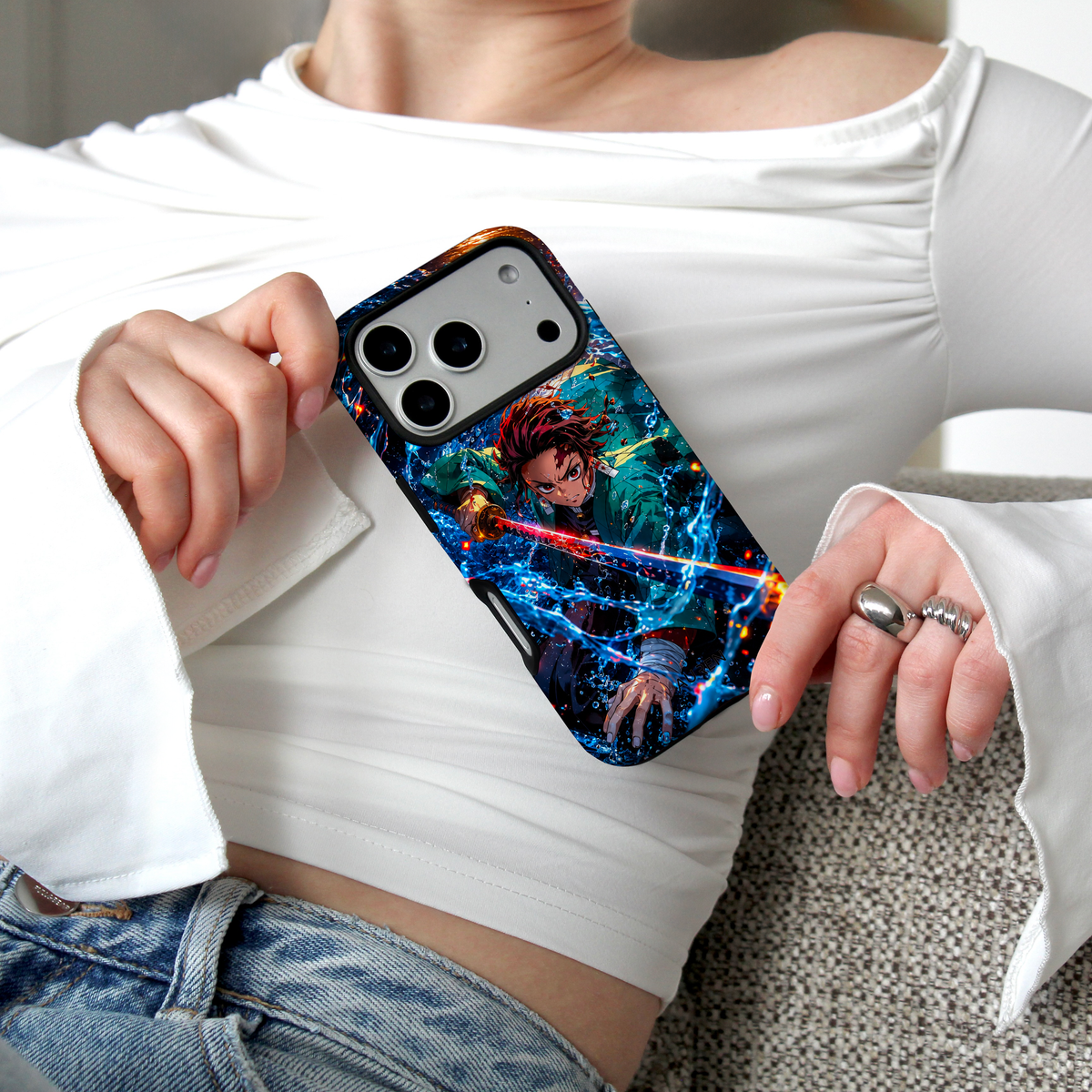 Auren Water Breathing (Demon Slayer) Case – Armor Series