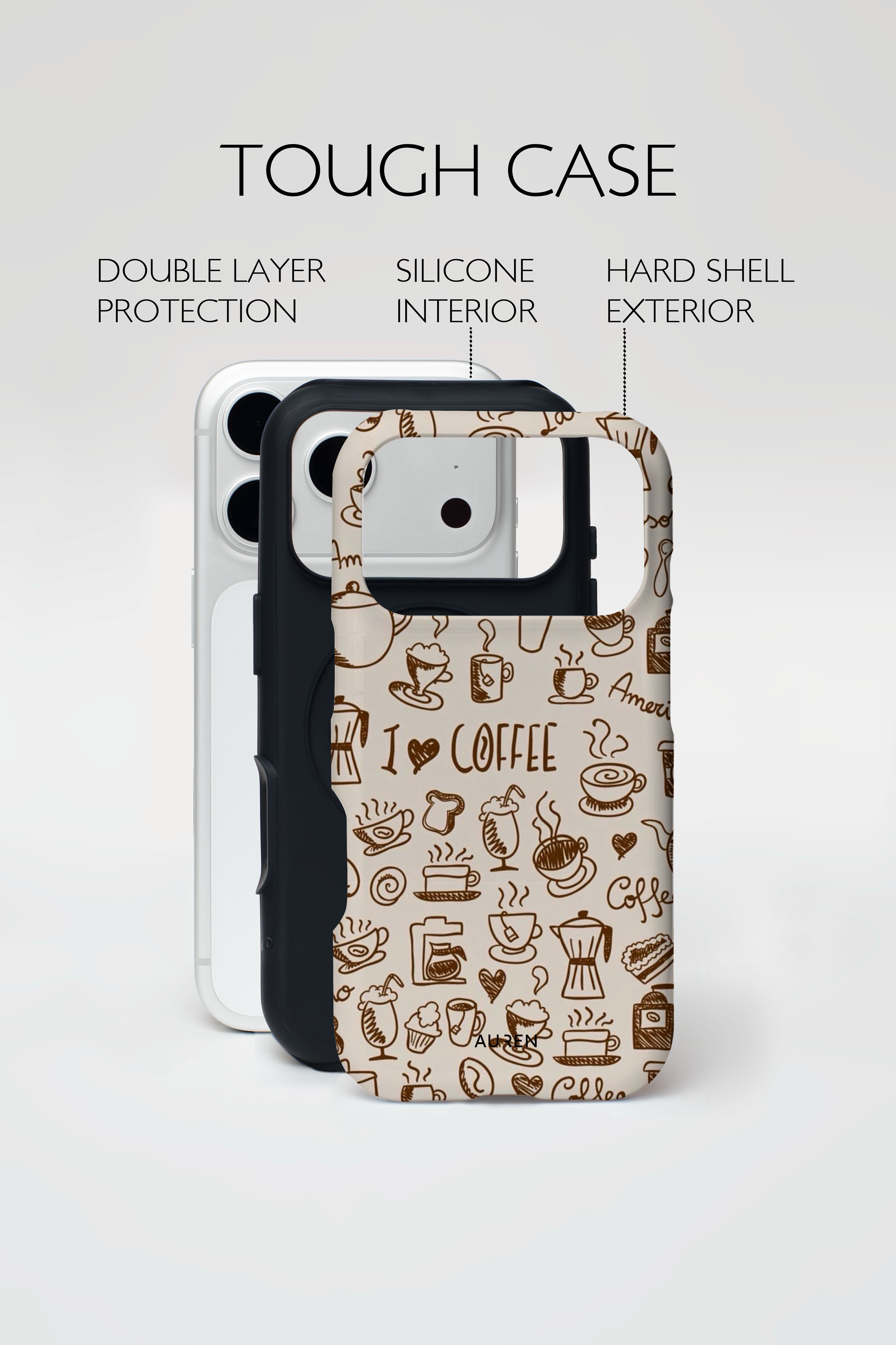 Auren Coffee Sketch Case - Armor Series