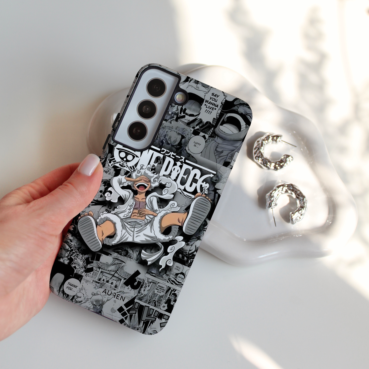 Auren Gear 5 Monkey D. Luffy Manga (One Piece) Case – Armor Series