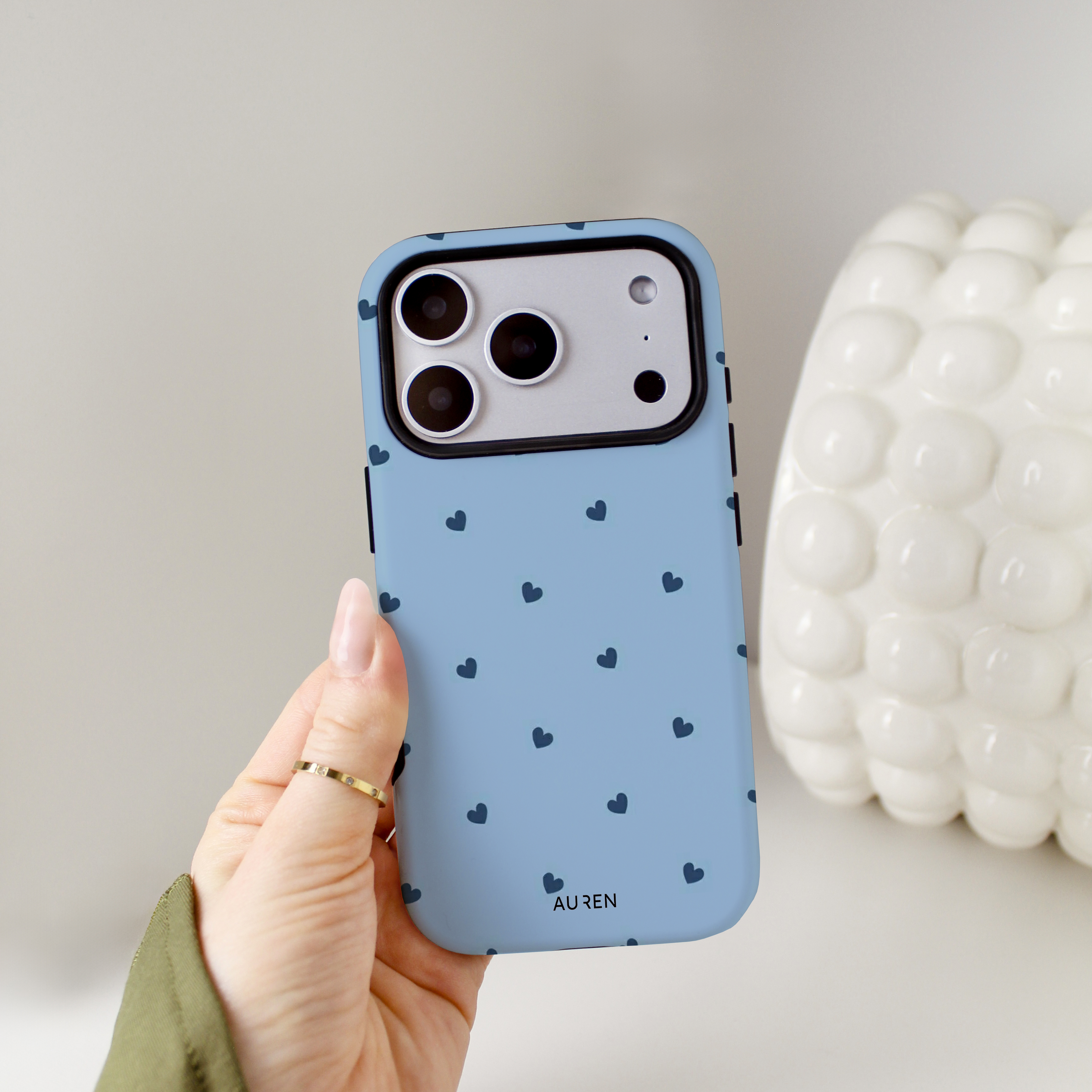 Auren Blue Hearts Case - Armor Series