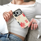 Auren Palm Sketch Coral Case - Armor Series