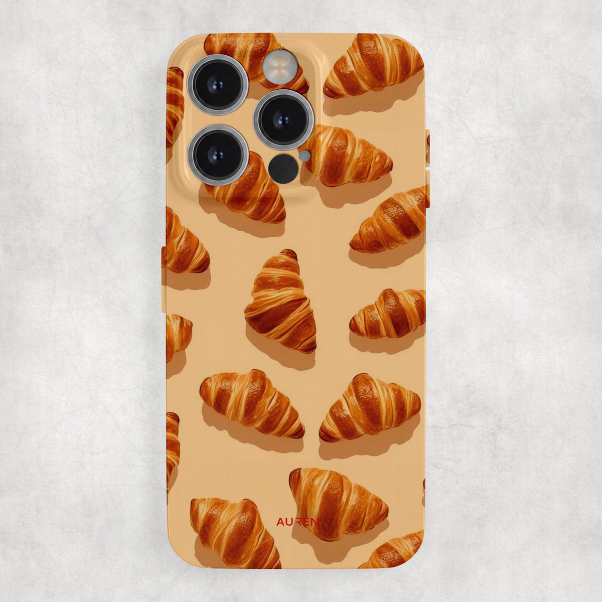 Auren Croissant Café Glossy Hard Case