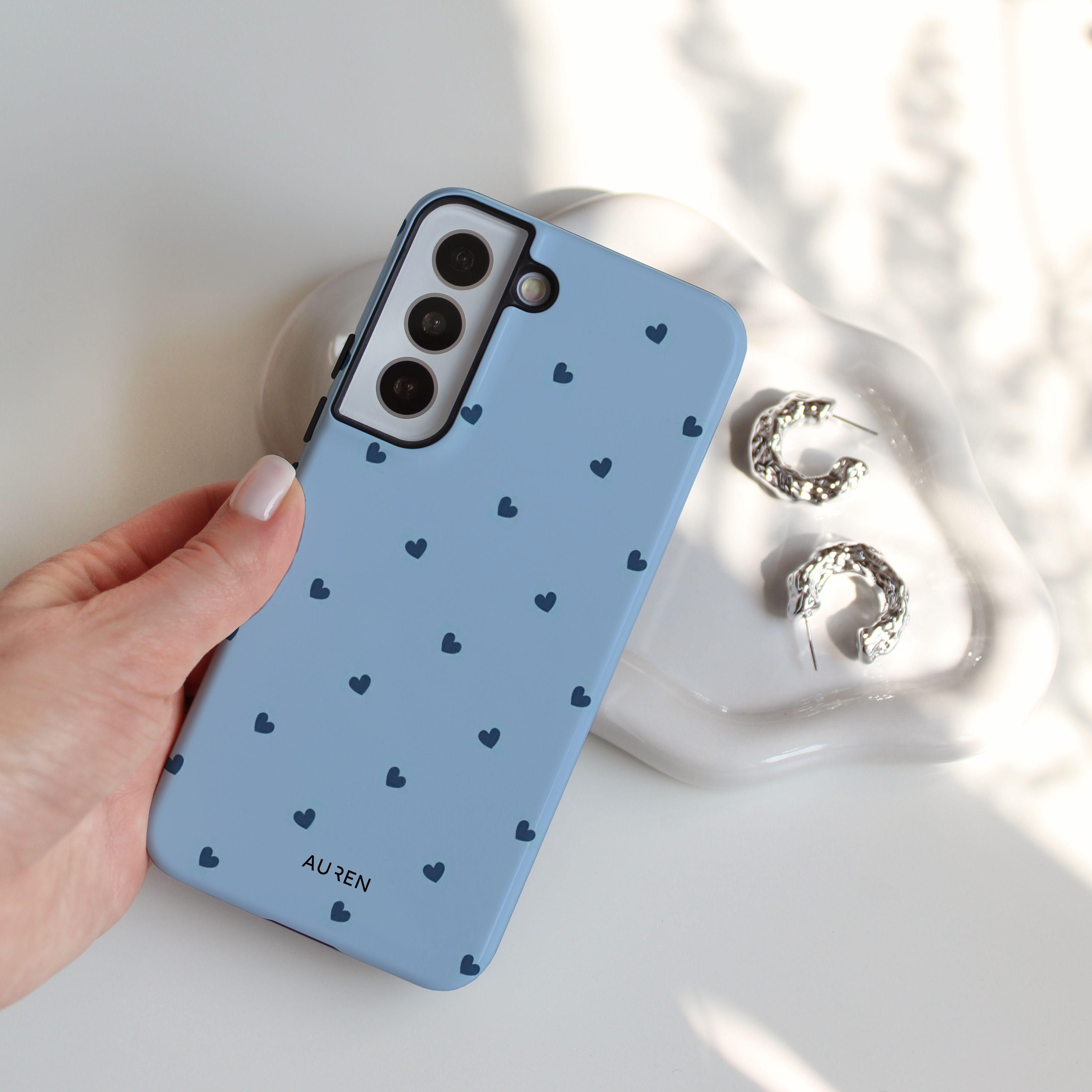 Auren Blue Hearts Case - Armor Series