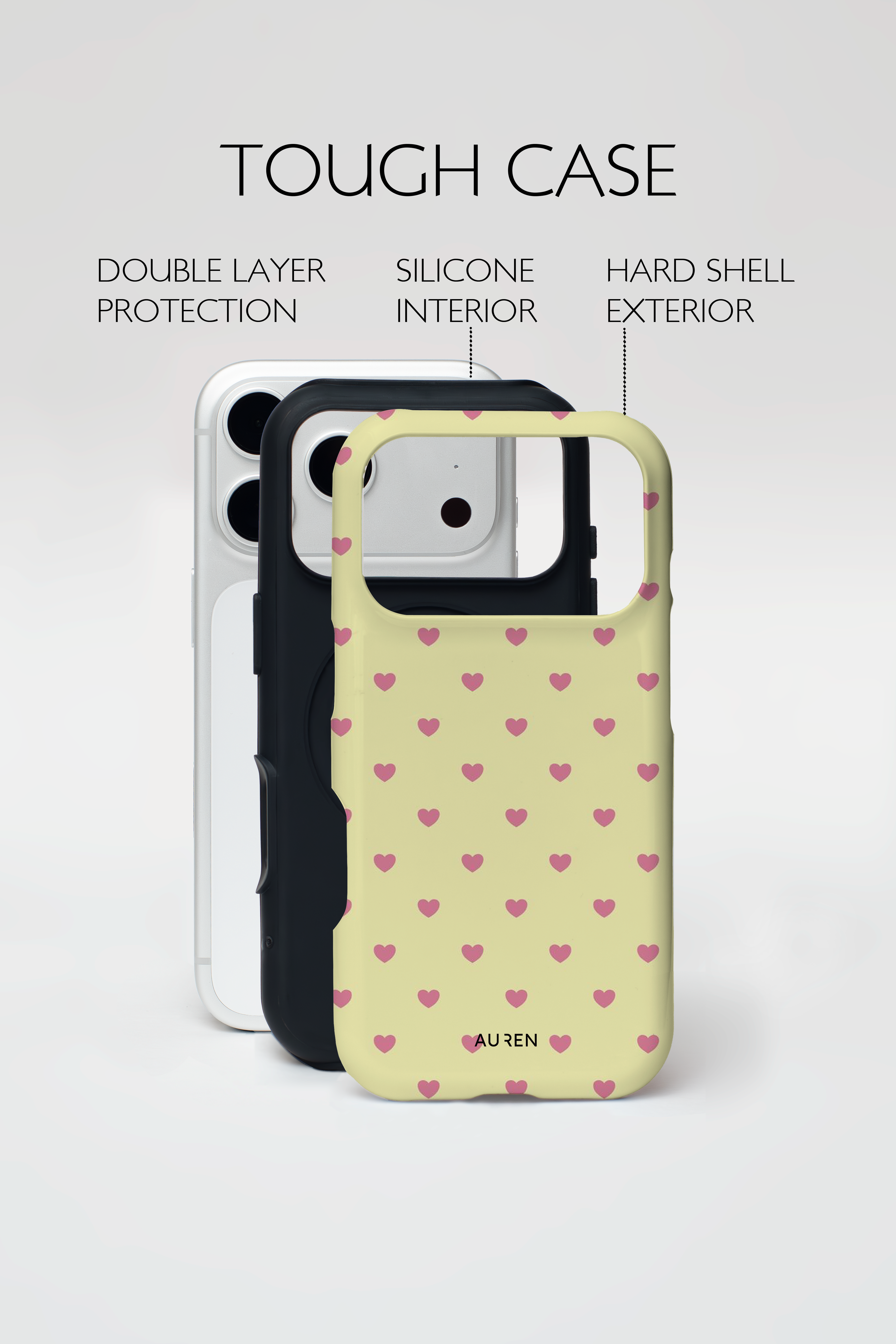 Auren Butter Hearts Case - Armor Series
