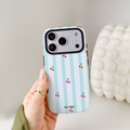 Auren Cherry Mint Stripes Case - Armor Series
