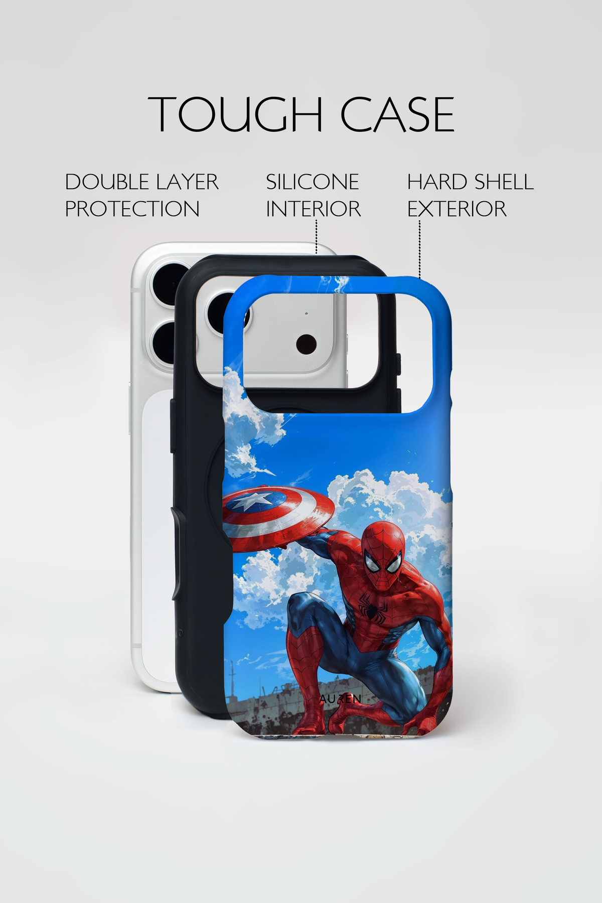 Auren Spider-Man (Captain Shield) Case – Armor Series