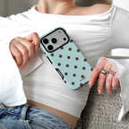 Auren Sky Blue Chocolate Dot Case