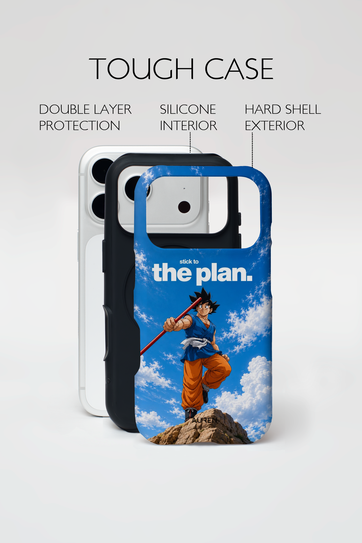 Auren Stick to the Plan Goku (Dragon Ball Z) Case – Armor Series