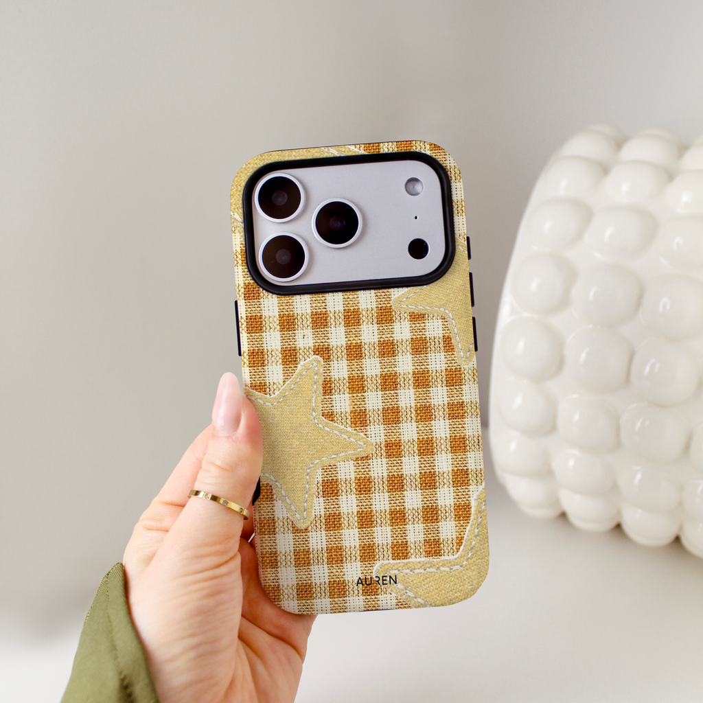 Auren Golden Star Stitch Case