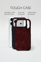 Auren Burgundy Bloom Case – Armor Series