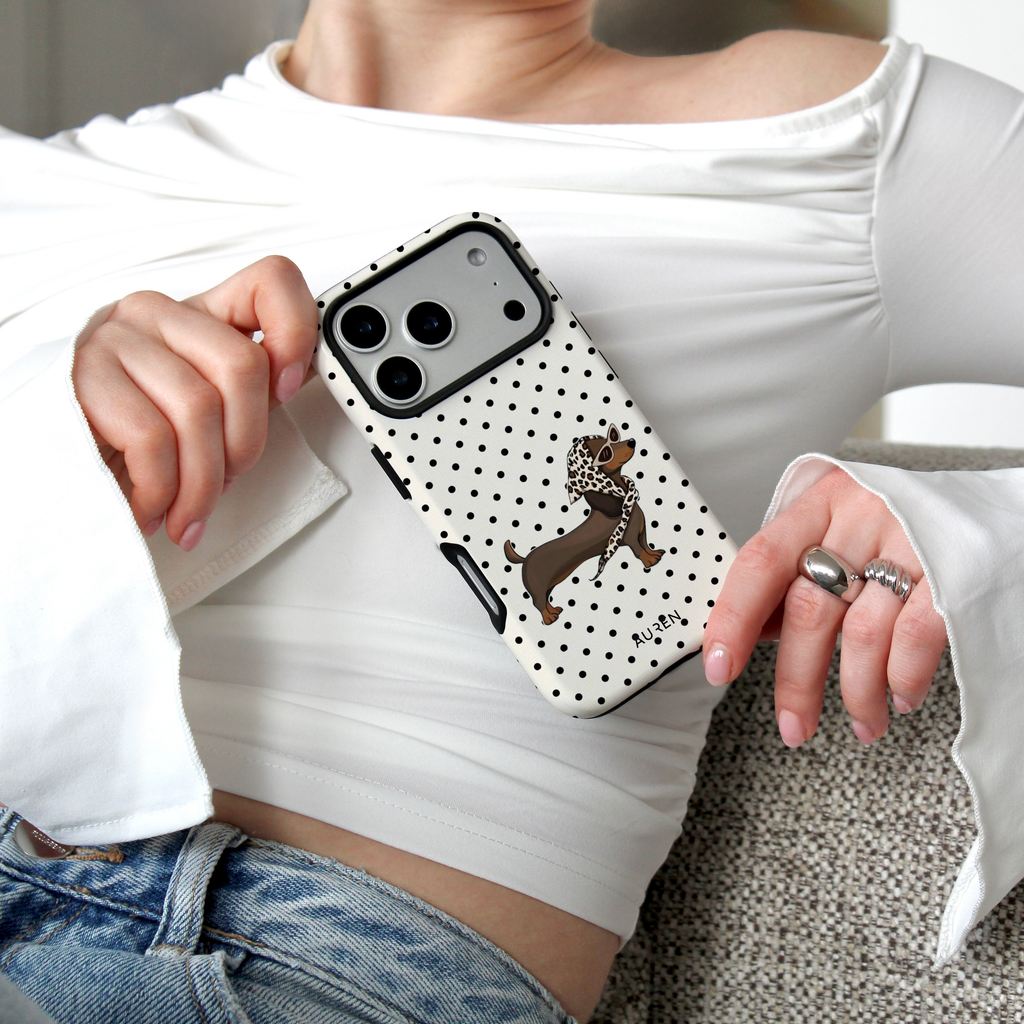 Auren Dachshund Chic Case - Armor Series