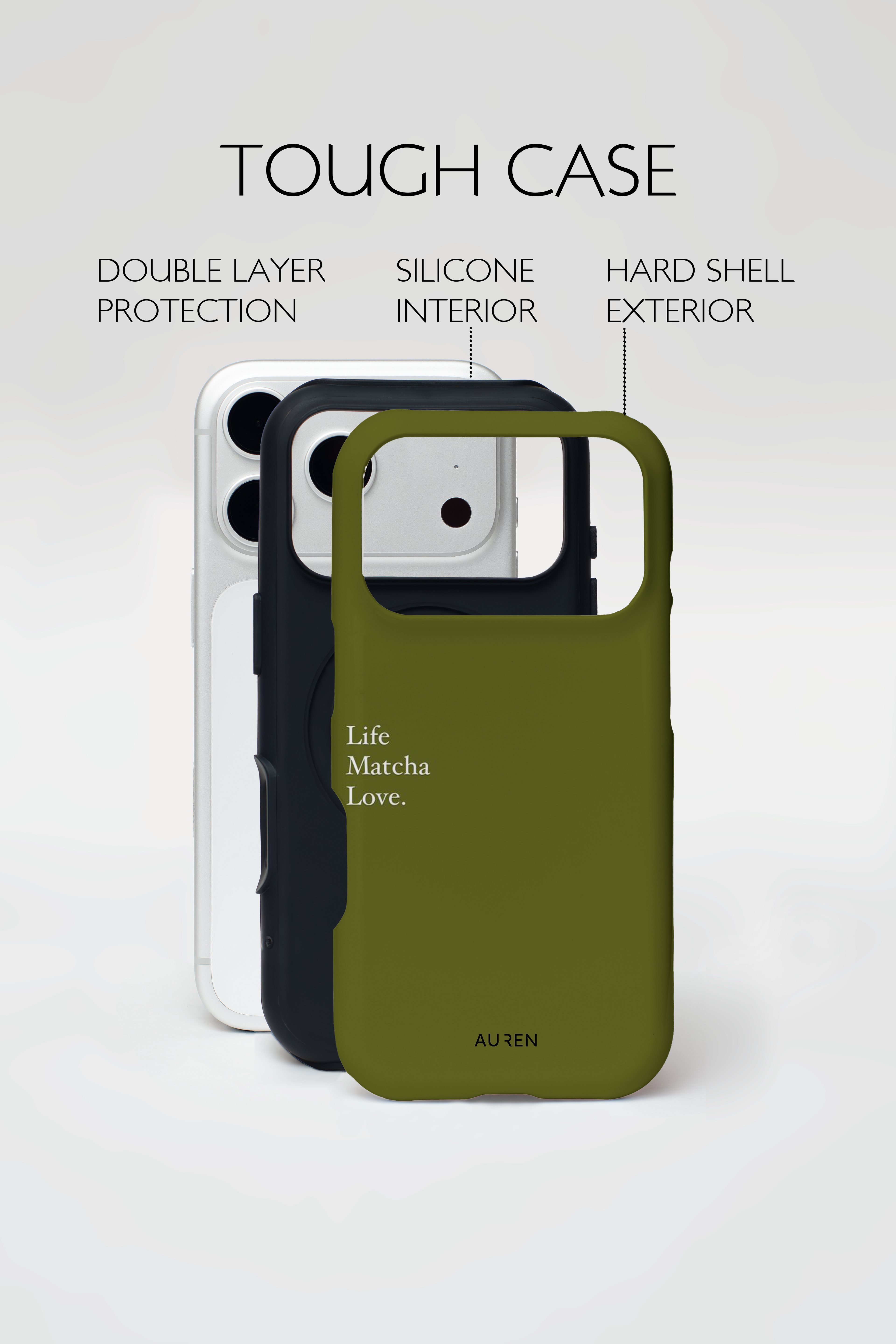 Auren Matcha Love Case - Armor Series