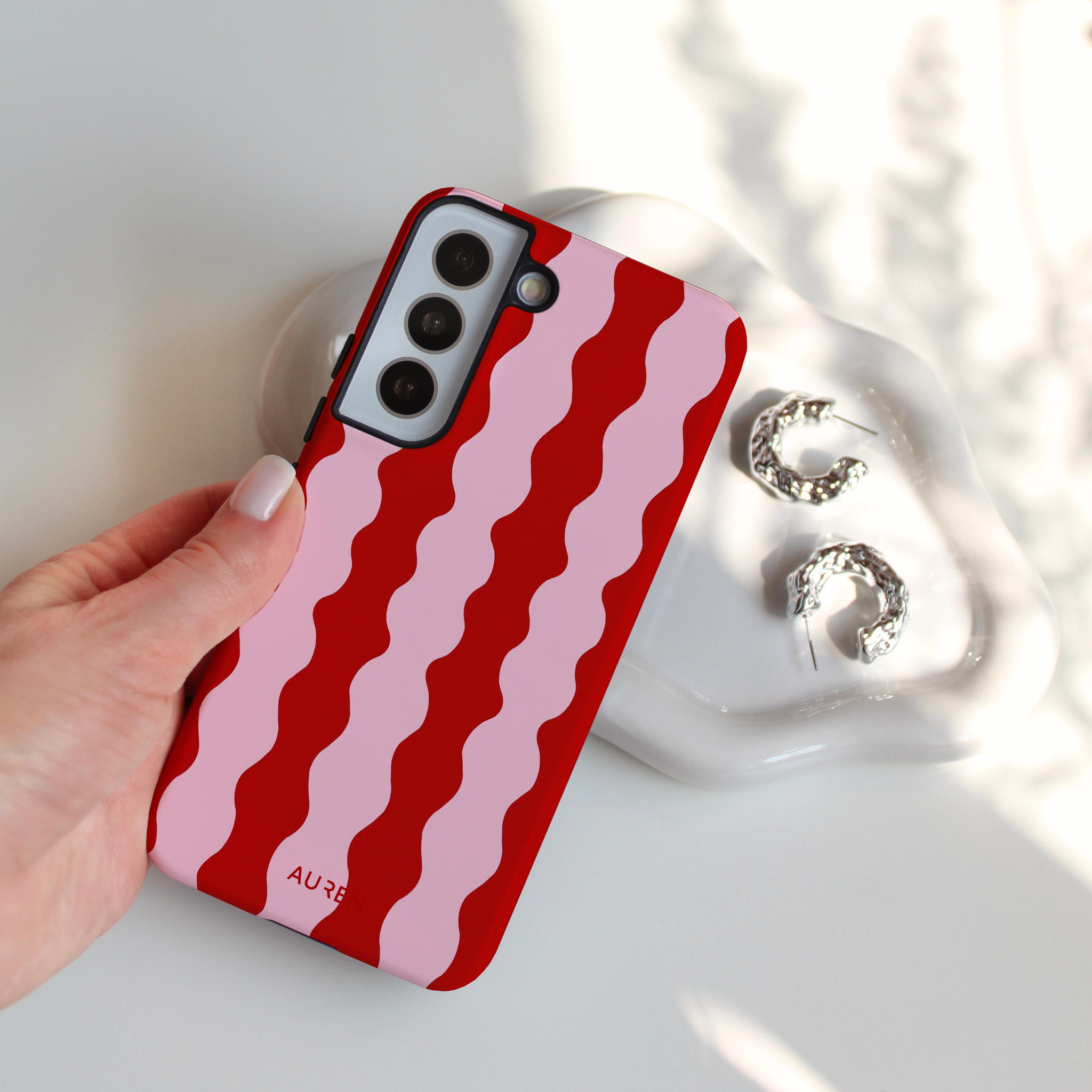 Auren Cherry Ripple Stripes Case - Armor Series