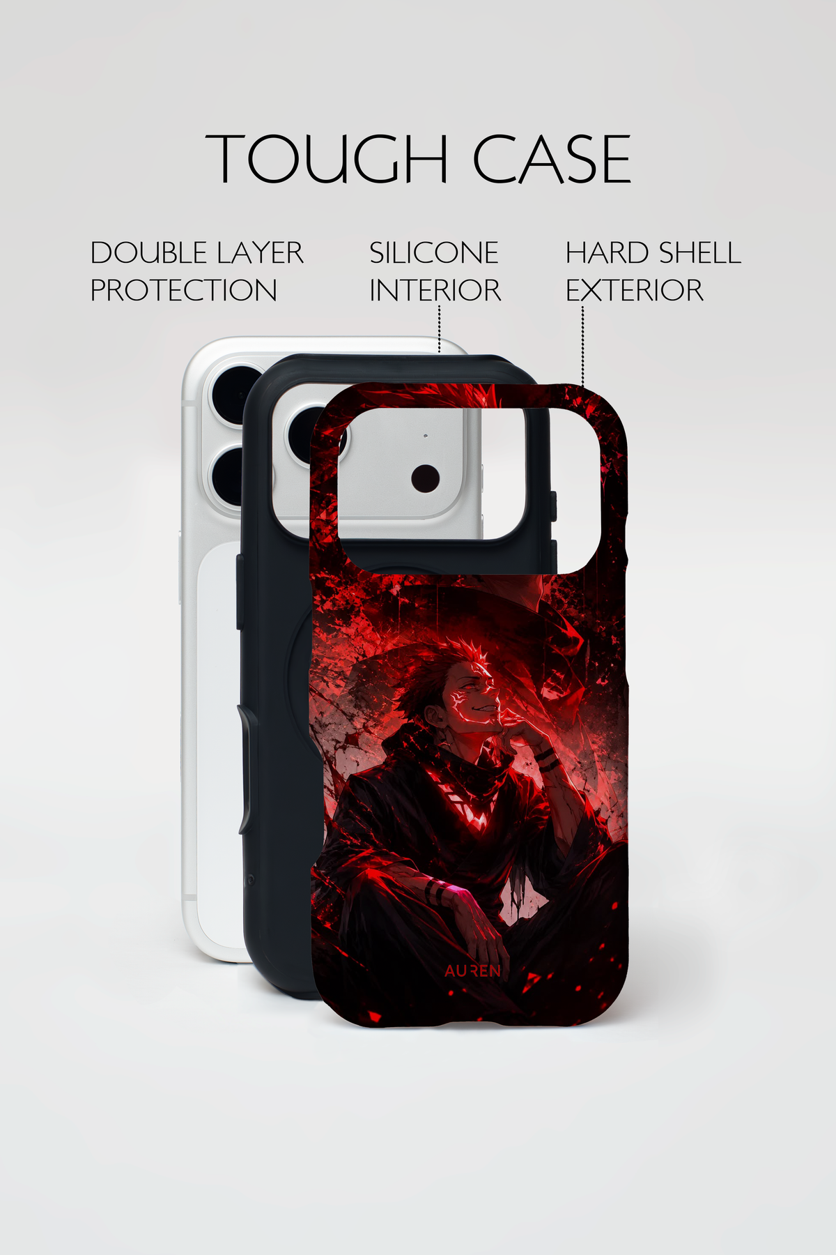 Auren Crimson Sukuna (Jujutsu Kaisen) Case – Armor Series