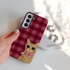 Auren Gingham Cat Case – Armor Series