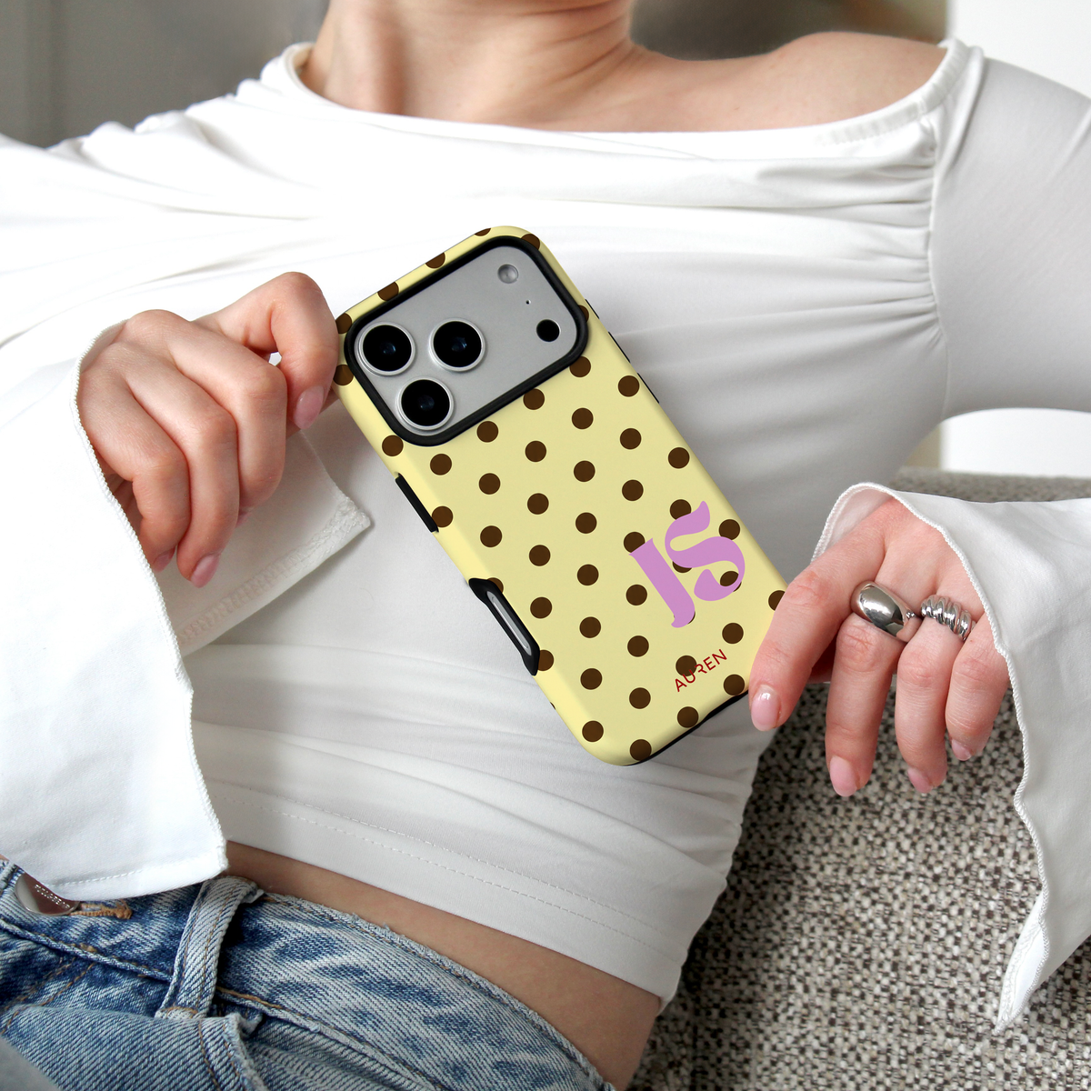 Auren Personalised Signature Case - Name & Initial