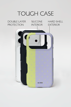 Auren Pastel Split Polka Dot Case - Armor Series