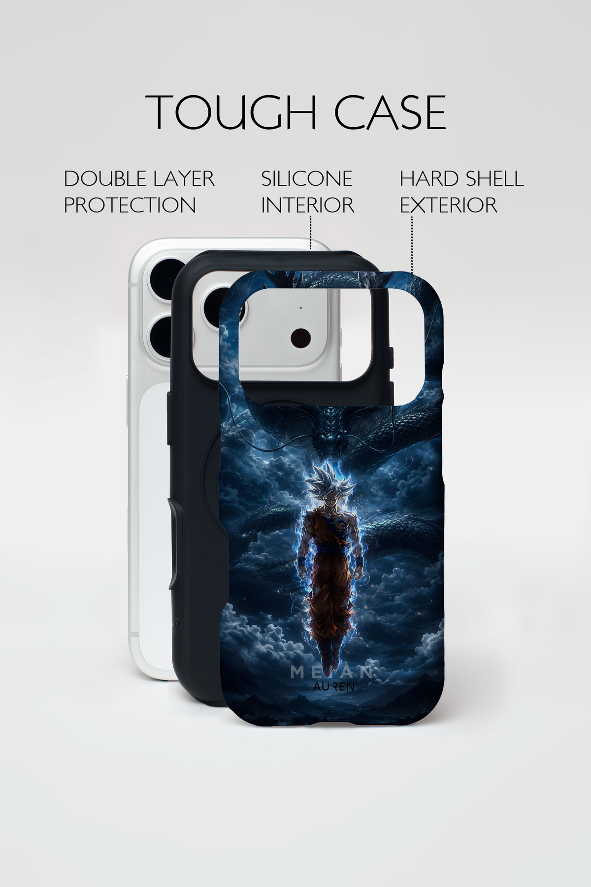 Auren Ultra Instinct Goku (Dragon Ball) Case – Armor Series