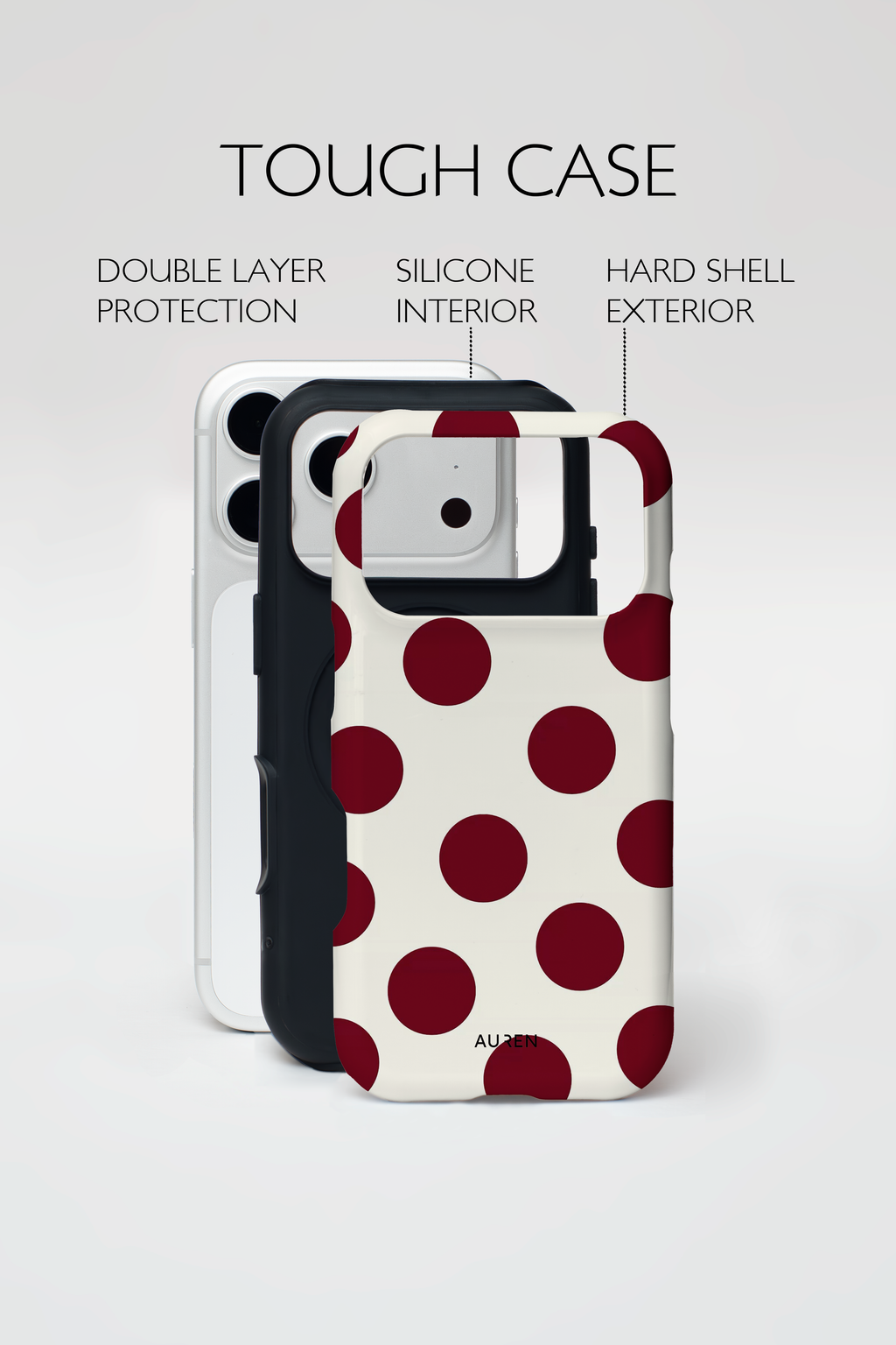 Auren Ruby Polka Case - Armor Series