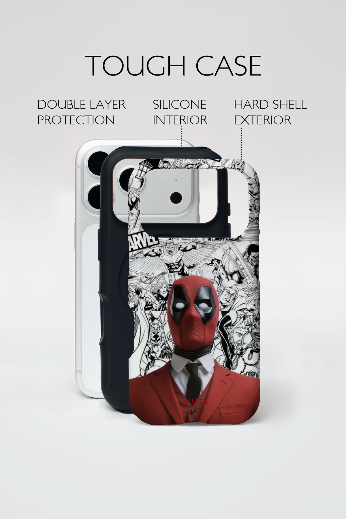 Auren Comic Merc (Deadpool) Case – Armor Series
