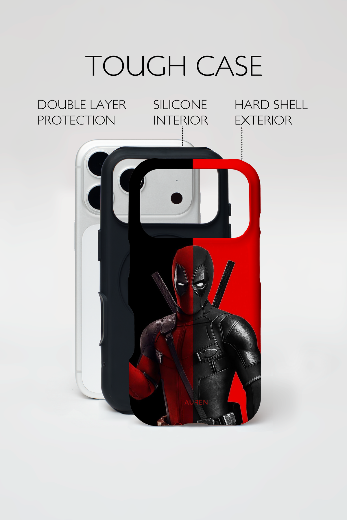 Auren Dual Chaos (Deadpool) Case – Armor Series