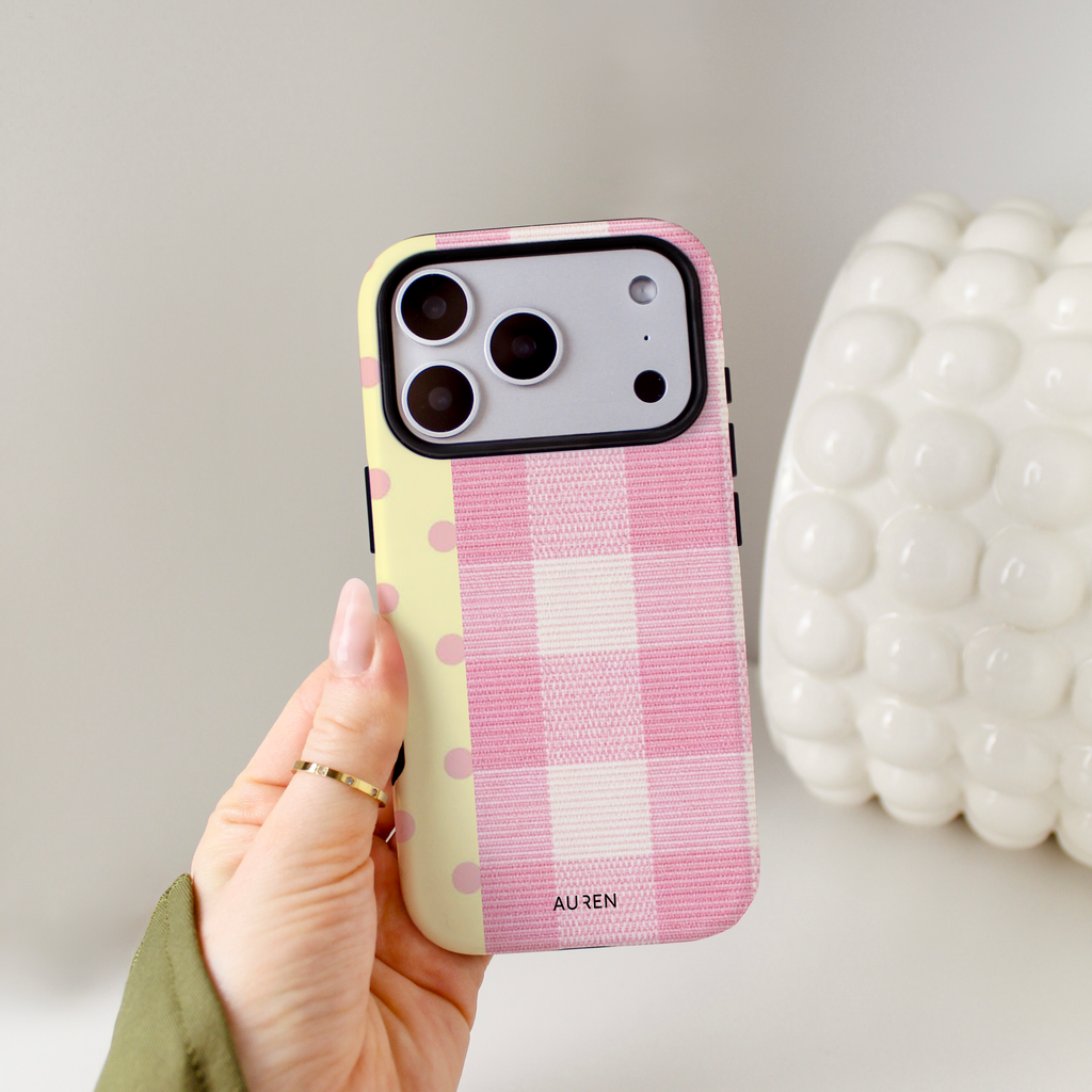Auren Pink Patchwork Case