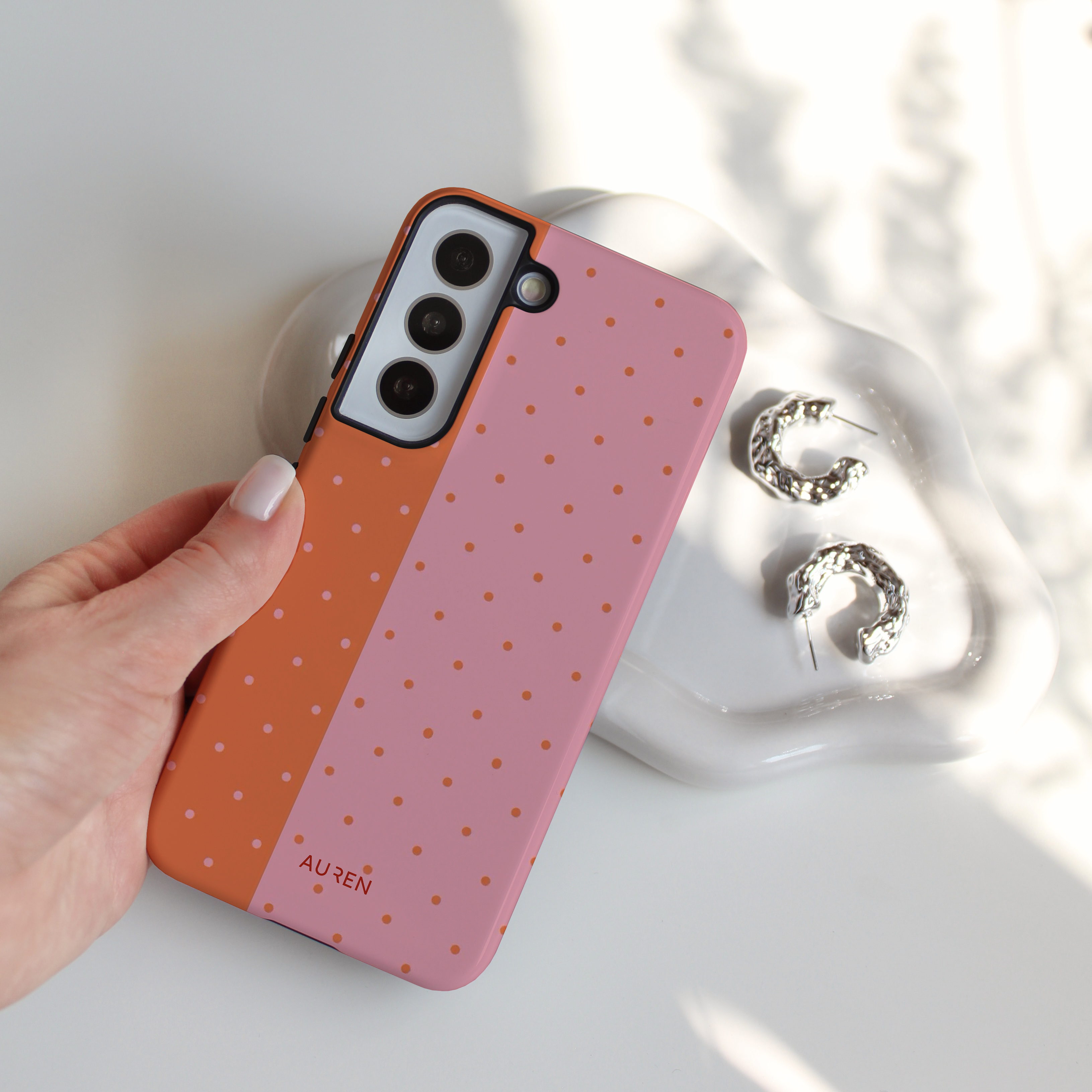 Auren Sunset Split Polka Dot Case - Armor Series