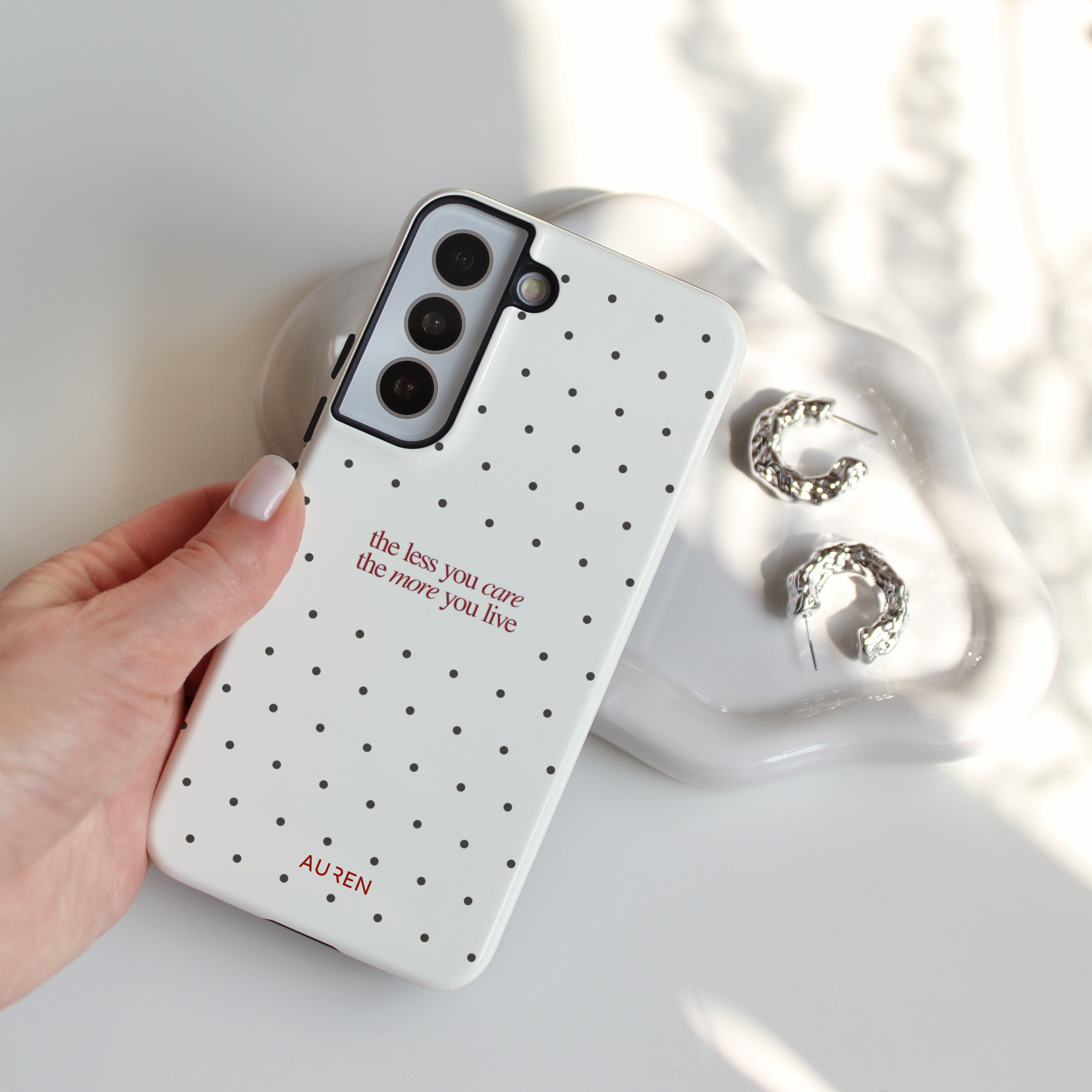 Auren Less You Care Polka Dot Case - Armor Series