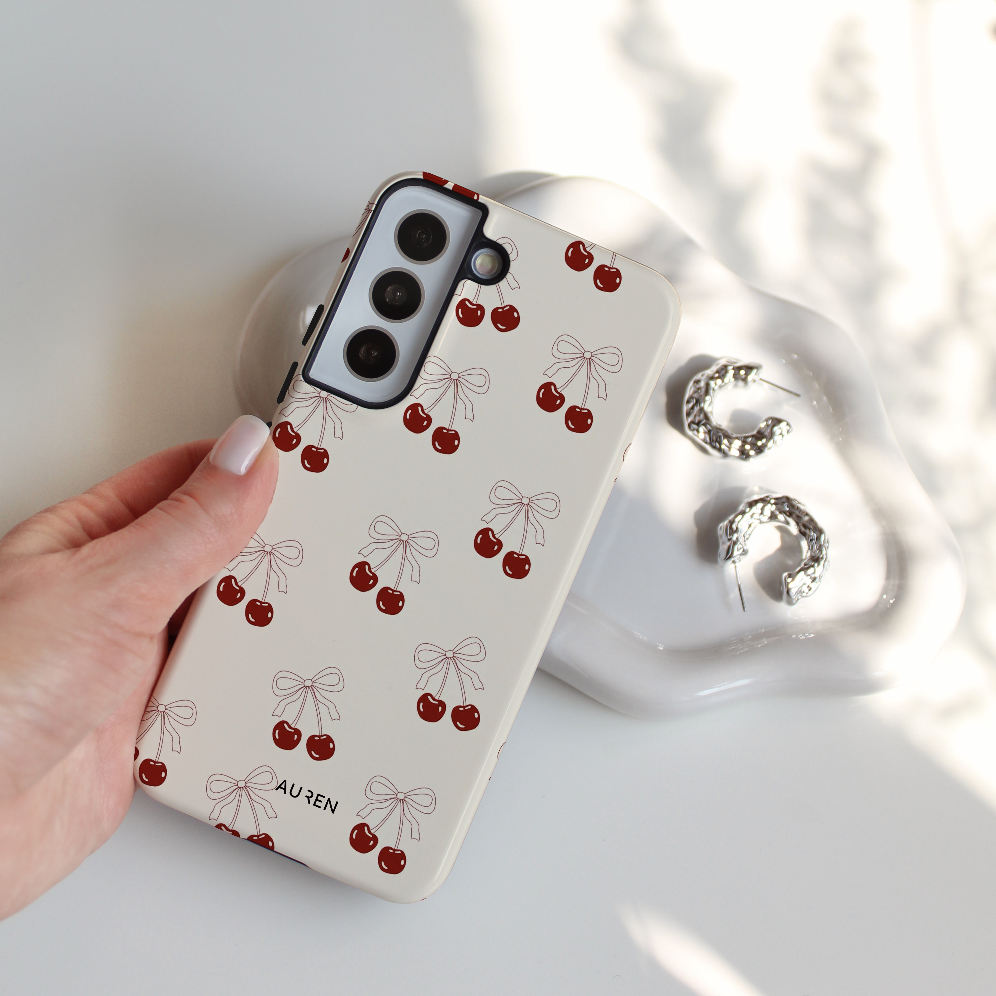 Auren Cherry Ribbon Case - Armor Series