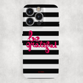 Auren Black & White Gratitude Glossy Hard Case