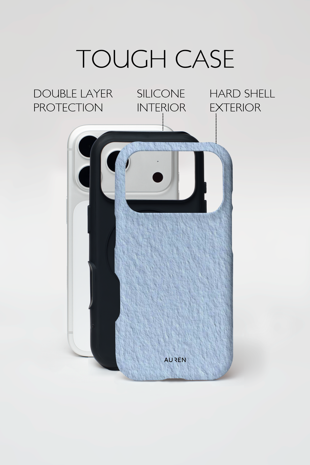 Auren Ice Blue Texture Case