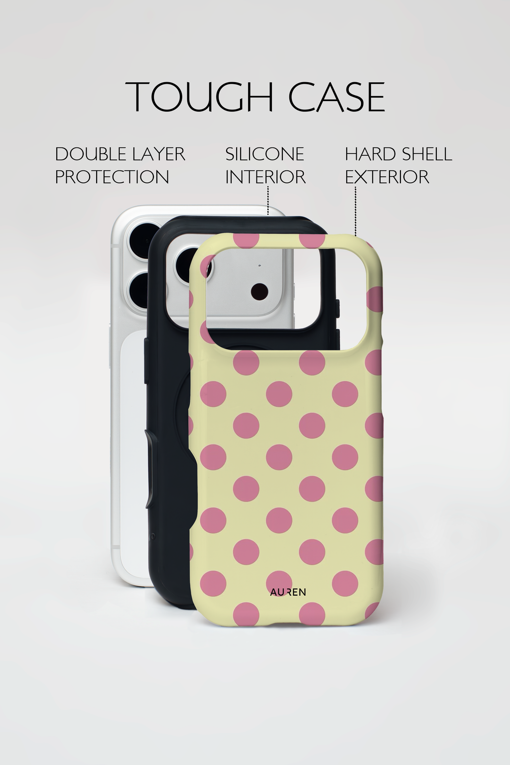 Auren Lemon Pop Polka Dot Case