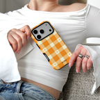 Auren Honey Heart Plaid Case - Armor Series