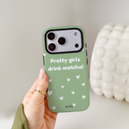 Auren Pretty Girls Drink Matcha Case - Armor Series