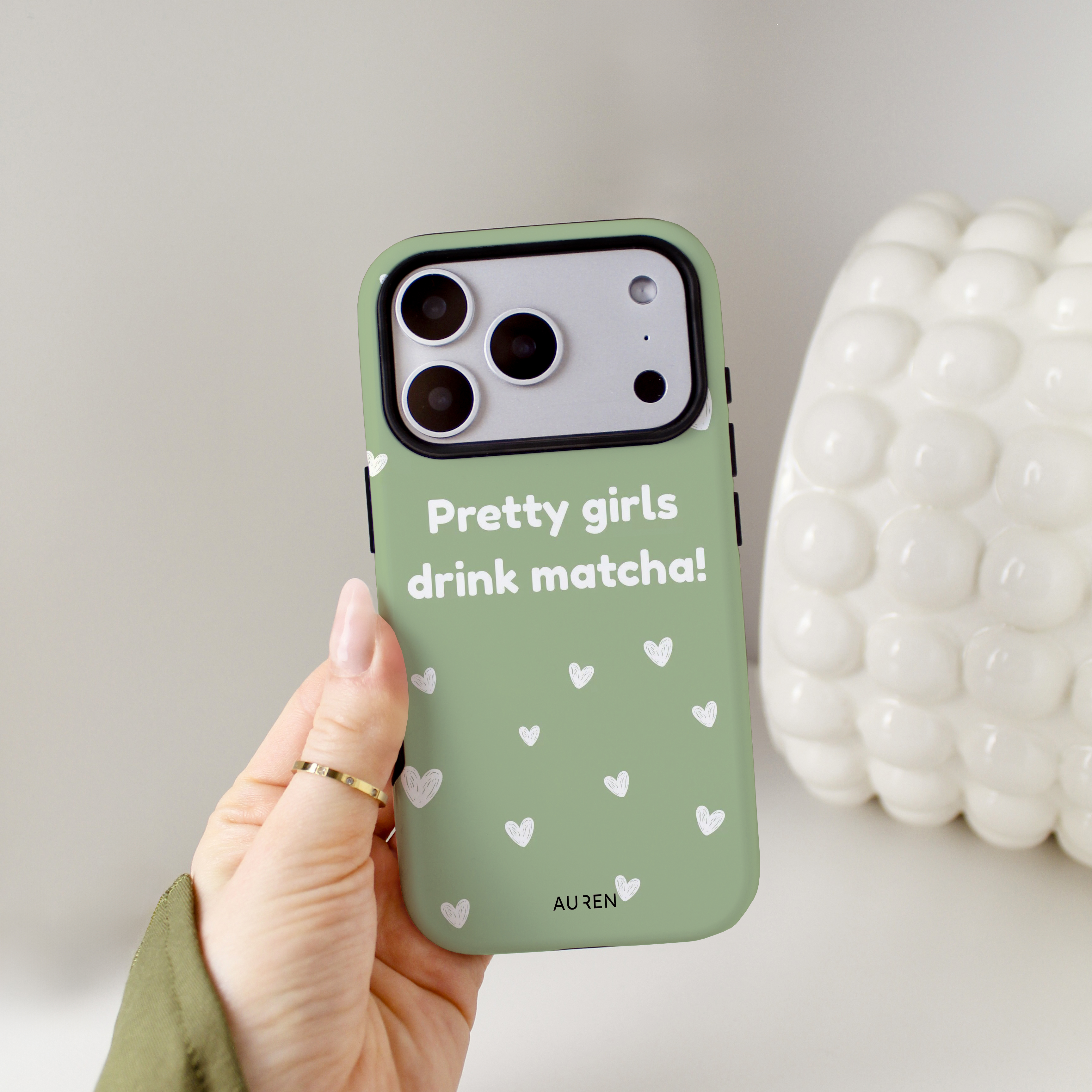 Auren Pretty Girls Drink Matcha Case - Armor Series