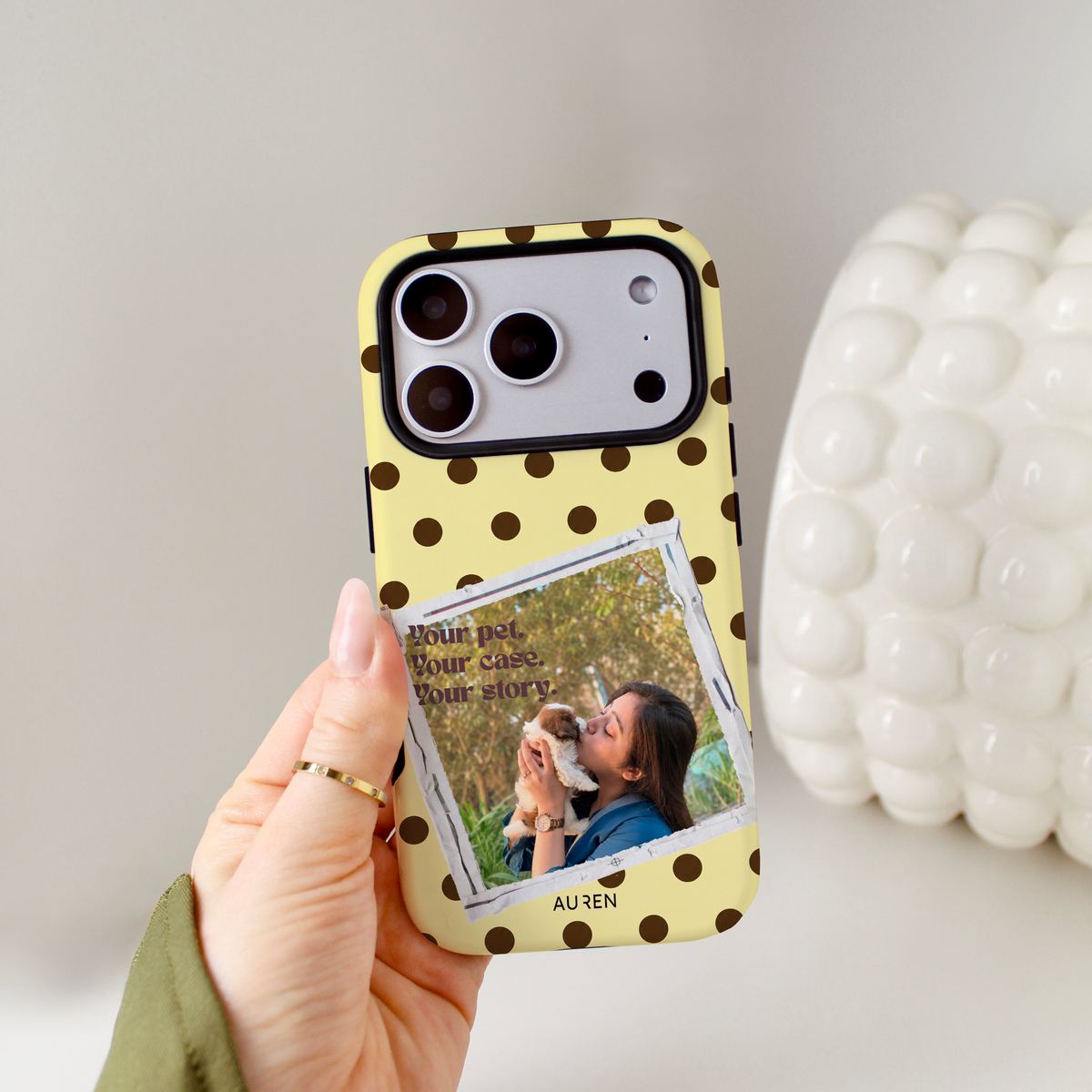 Auren Personalised Paw Print Case - Pet