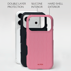 Auren Pink Pinstripe Case - Armor Series