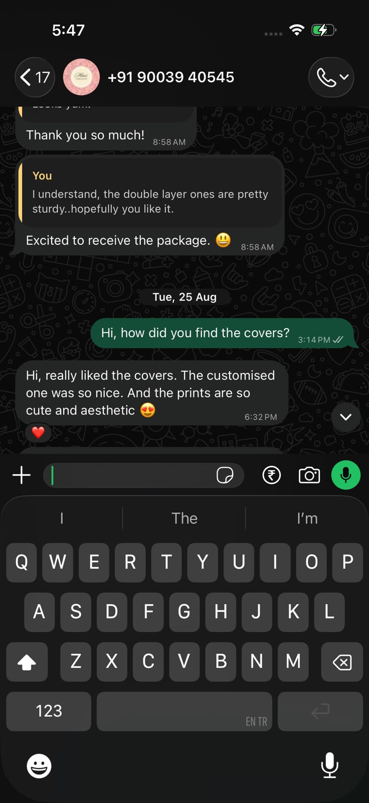 Customer review screenshot 2